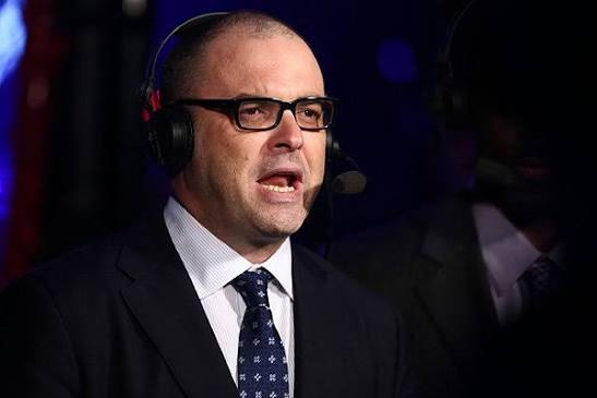 Mauro Ranallo working on commentary and voice performance